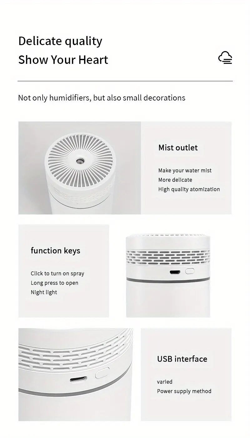 Mini Ambient Mist Humidifier