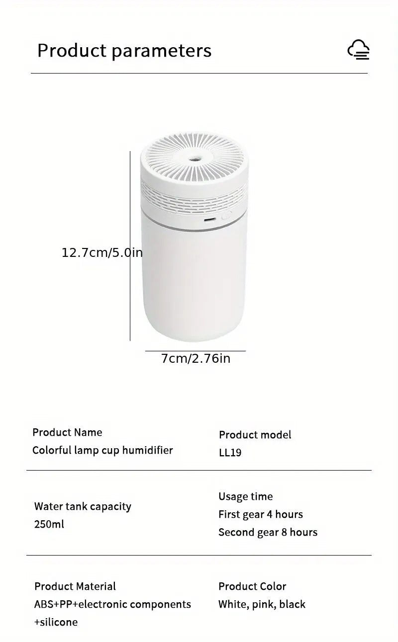Mini Ambient Mist Humidifier