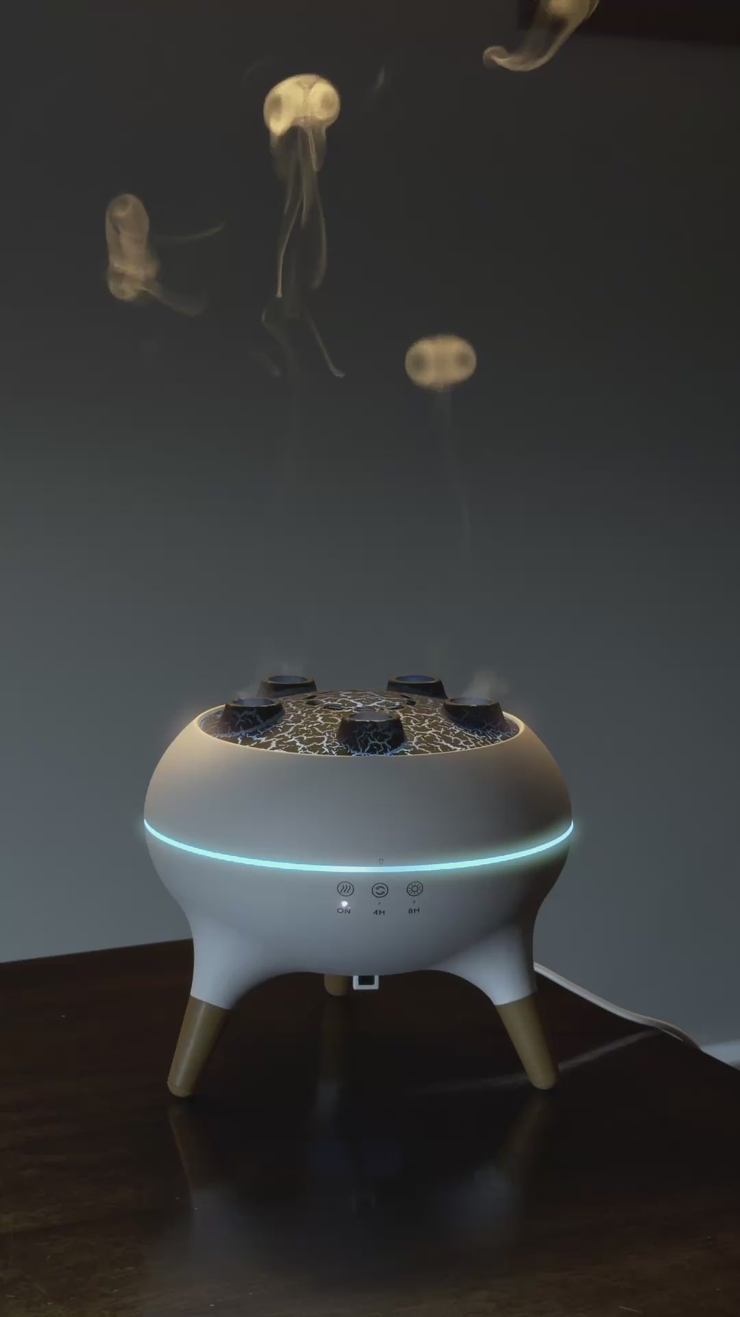 Wholesale Portable Yoga Room Aromatherapy 250ml Jellyfish Spray Humidifier Electric Essential Oil Diffuser Hotel Household Use