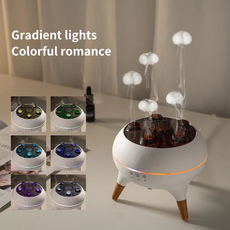 Wholesale Portable Yoga Room Aromatherapy 250ml Jellyfish Spray Humidifier Electric Essential Oil Diffuser Hotel Household Use